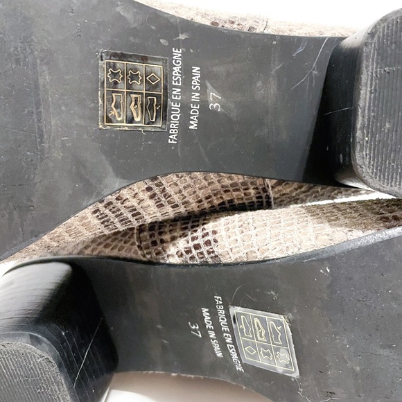 Kendall + Kylie Park Snakeskin Suede Ankle Boots - Picture 8 of 10